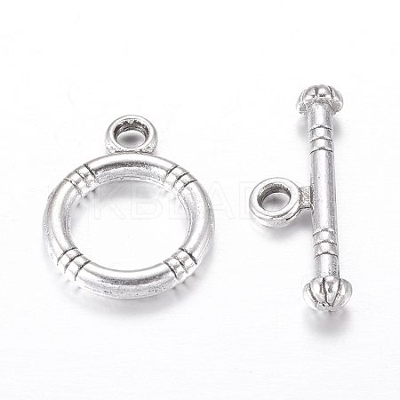 Tibetan Style Alloy Toggle Clasps LS-X-LF0161Y-NF-1