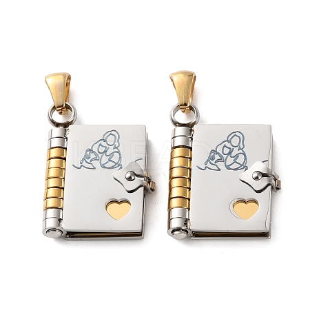 304 Stainless Steel Pendants SA-CBA694E-01GP-06-1