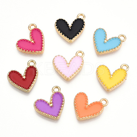 Alloy Enamel Charms ENAM-T011-204-1