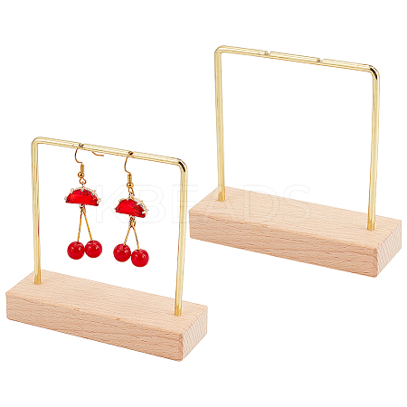 Wooden Hanging Necklace Display Stands LS-NDIS-WH0001-10G-1