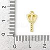 Brass Micro Pave Clear Cubic Zirconia Pendants LS-KK-L238-22G-3