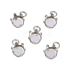 304 Stainless Steel Pendant Rhinestone Claw Charms Settings STAS-B121-01A-P-1