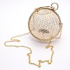 Women Purse Iron Hollow Clutch Bag AJEW-WH0181-01-3