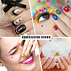 24 Sheets 12 Colors Letter Style Plastic Nail Art Stickers MRMJ-OC0003-21-6