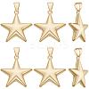 10Pcs Rack Plating Brass Pendants KK-BBC0016-12-1