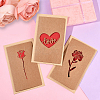 5 Bags Kraft Paper Greeting Cards AJEW-YW0001-50A-5