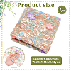 2 Yards Polyester Embroidery 3D Flower Fabrics DIY-WH0622-382B-2