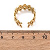 Stainless Steel Adjustable Cuff Rings for Women LS-RJEW-B126-02G-5