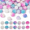 80Pcs 4 Colors Imitation Pearl Acrylic Beads OACR-YW0002-57-1