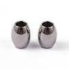 Tarnish Resistant Barrel 304 Stainless Steel Spacer Beads STAS-G130-38P-1