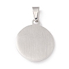 Non-Tarnish 304 Stainless Steel Pendant STAS-E151-04P-2