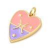 Brass Enamel Pendants LS-KK-Z077-01G-05-2
