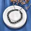Adjustable Natural Labradorite and Non-magnetic Synthetic Hematite Braided Bead Bracelets BJEW-Z090-01I-3