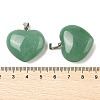 Natural Green Aventurine Pendants G-A249-04B-05P-3