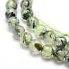 Natural Prehnite Beads Strands G-K224-03-6mm-3
