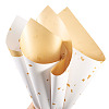 20 Sheets Plastic Gold Foil Flower Bouquets Wrapping Packaging DIY-TAC0025-13A-5