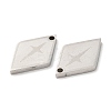 Non-Tarnish 201 Stainless Steel Pendants STAS-Q216-09P-2