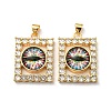 Real 18K Gold Plated Brass Pendants KK-L209-006G-07-1