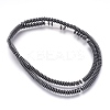 Non-magnetic Synthetic Hematite Beads Strands G-I208-03-A-4x1mm-1