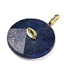 Dyed Natural Lapis Lazuli Faceted Pendants G-A287-02G-14-2
