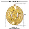 304 Stainless Steel Pendants STAS-OY002-10G-2