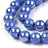 Electroplate Opaque Glass Beads Strands LS-GLAA-T032-P4mm-AB11-3