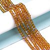 Electroplate Glass Beads Strands X1-EGLA-A034-T4mm-L01-4