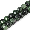 Natural Ruby in Zoisite Beads Strands G-H078-C39-6mm-2