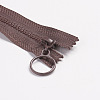 Resin Close End Zippers FIND-WH0052-44M-3