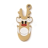 Christmas Theme Ion Plating(IP) 304 Stainless Steel Enamel Pendants STAS-Z083-09G-03-1