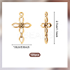 120Pcs Tibetan Styles Alloy Pendants FIND-PH0023-04-2