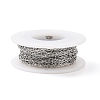 Tarnish Resistant 304 Stainless Steel Cable Chains CHS-C002-03P-01-3