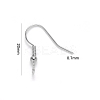 304 Stainless Steel Earring Hooks STAS-S111-003-3