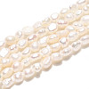 Natural Cultured Freshwater Pearl Beads Strands PEAR-N014-03K-2
