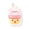 Cute Pig Theme Opaque Resin Pendants LS-RESI-V005-007D-1