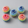 Resin Rhinestone Beads RESI-TAC0004-28R-2