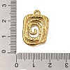 PVD Vacuum Plating 201 Stainless Steel Pendants STAS-C111-01A-G-3