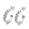 Non-Tarnish 304 Stainless Steel Round Stud Earrings EJEW-A104-30P-1