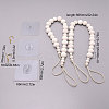 Round Natural Wood Beads Curtain Hanging Decorations AJEW-WH0237-04-2