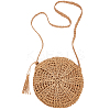 1Pc Papyrus Cotton Knitted Crossbody Bags AJEW-BBC0002-27A-1
