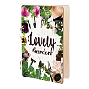 Wooden 2-Ring Loose Leaf Binder Postcard Phote Album Cover DIY-WH0547-044-1