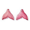 Transparent Spray Painted Glass Pendants X-GLAA-S190-009A-06-2