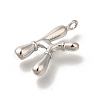 Rack Plating Brass Pendants KK-I722-08P-K-2