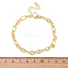 Brass Figaro Chain Bracelets for Women Men BJEW-K273-03G-5