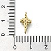 Brass Pave Cubic Zirconia Connector Charms KK-M101-03B-G01-3