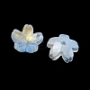 Dyed & Heated Glass Bead Caps GLAA-Z019-03L-2
