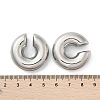 304 Stainless Steel C-Shaped Cuff Earrings for Women EJEW-M068-30P-2