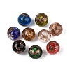 Handmade Gold Sand Lampwork Beads LAMP-N045-01A-1