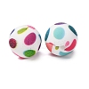 Food Grade Eco-Friendly Printed Silicone Beads SIL-A013-01A-05-2
