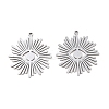 201 Stainless Steel Pendants STAS-I364-09P-1